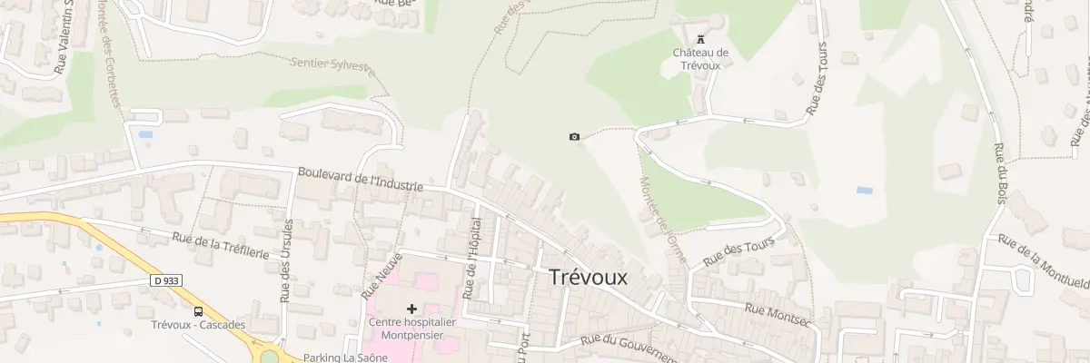 Plan du 68 Grande Rue à Trévoux