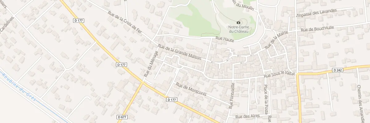 Plan du 11 Rue du Château à Pujaut