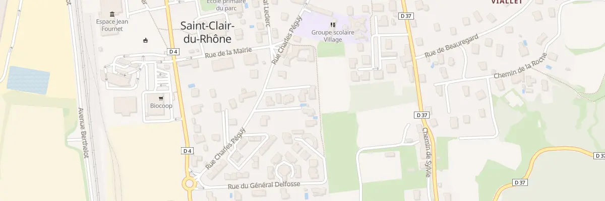Plan du 186 Rue Charles Péguy à Saint-Clair-du-Rhône