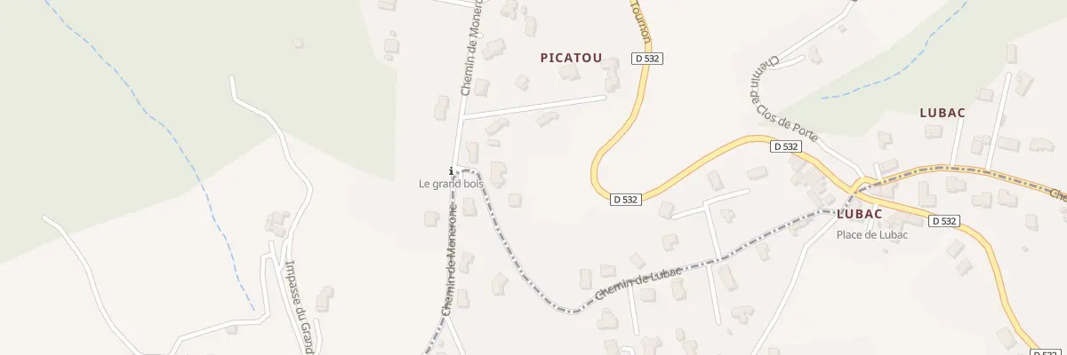 Plan du 440A Che de Lubac à Lemps