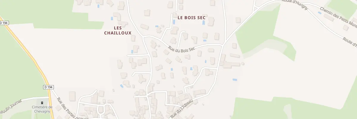 Plan du 117 Rue du Bois Sec à Chevagny-les-Chevrières