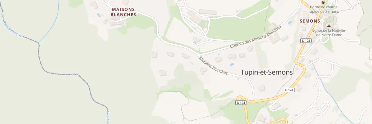 Plan du 420 Che des Maisons Blanches à Tupin-et-Semons
