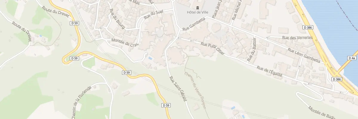 Plan du 11 Rue Saint-Gérald à Givors
