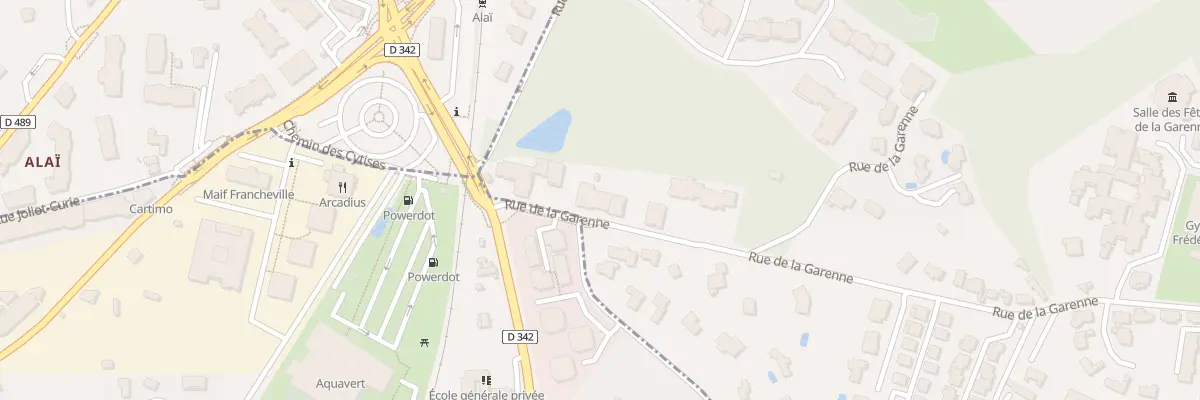 Plan du 84 Rue de la Garenne à Lyon 5e Arrondissement