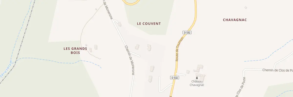 Plan du 285B Che de Monerone à Lemps