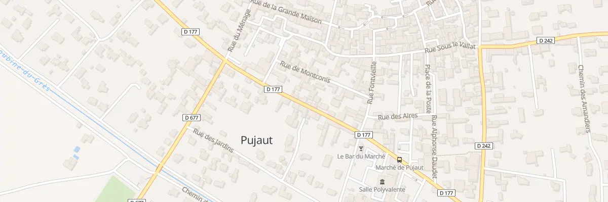 Plan du 19 Rue des Lions à Pujaut