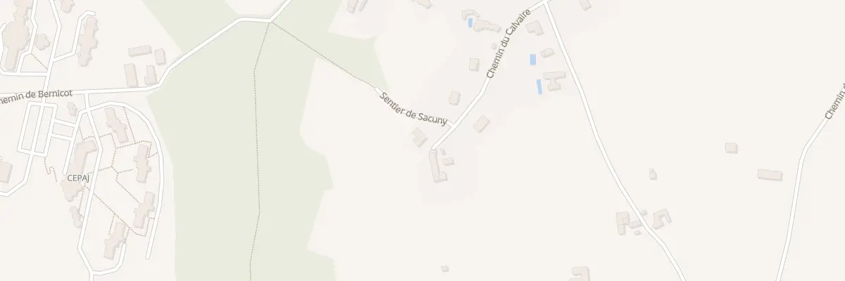 Plan du 9101 Che du Calvaire à Saint-Genis-Laval