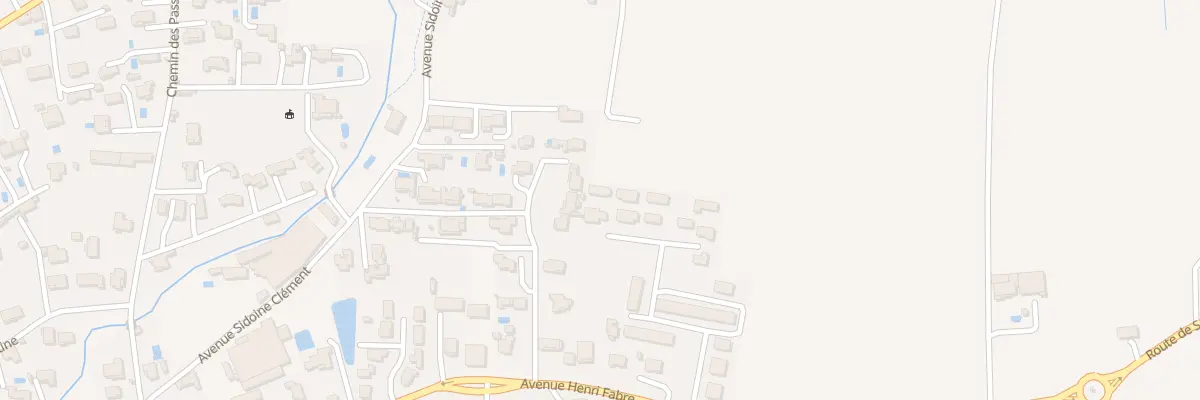 Plan du 883 Av Henri Fabre à Piolenc