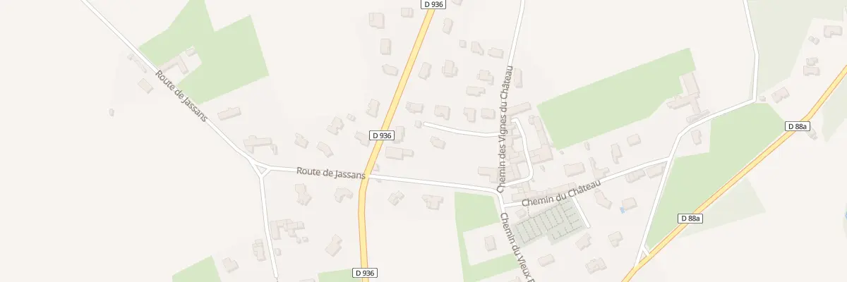 Plan du 69B Che des Vignes du Château à Saint-Didier-de-Formans