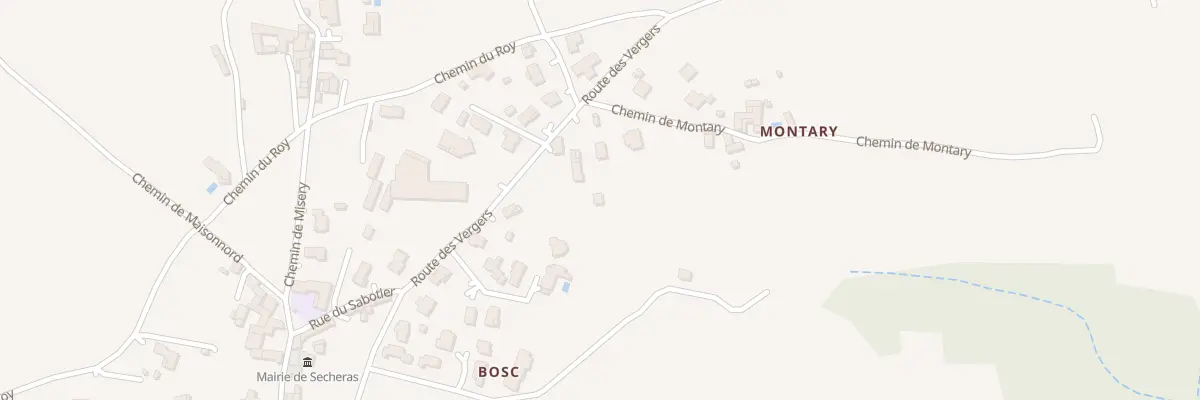 Plan du 5147 Montary à Sécheras