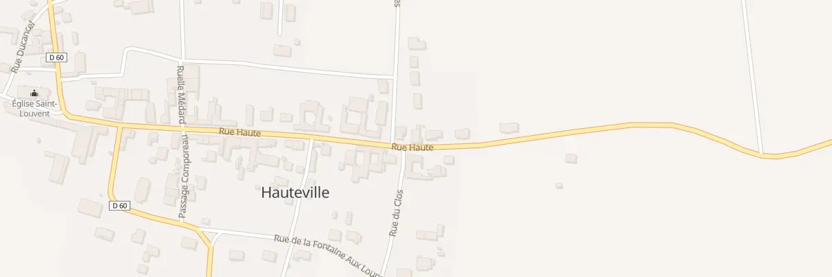 Plan du 37 Rue Haute à Hauteville