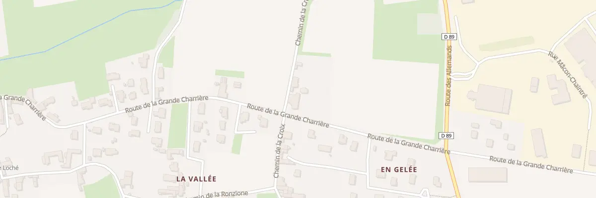 Plan du 1014 Rte de la Grande Charrière à Mâcon
