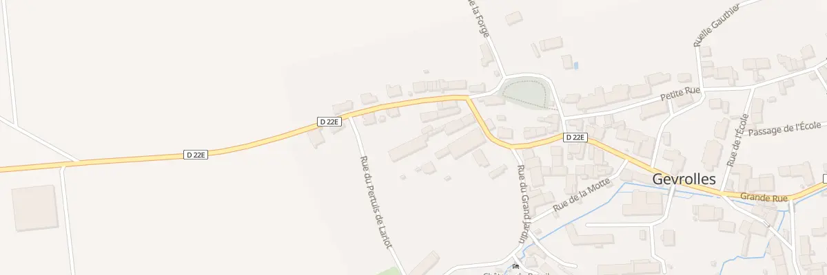 Plan du 7T Rue de la Grande Fontaine à Gevrolles