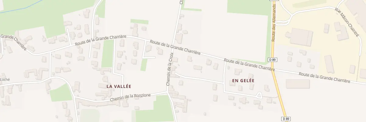Plan du 1015 Rte de la Grande Charrière à Mâcon