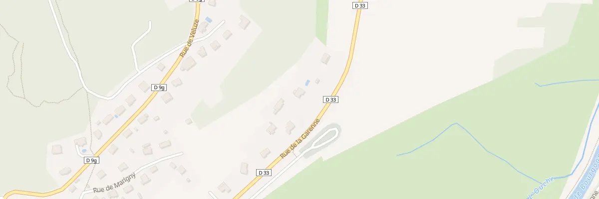 Plan du 455 Rue de la Garenne à Gissey-sur-Ouche