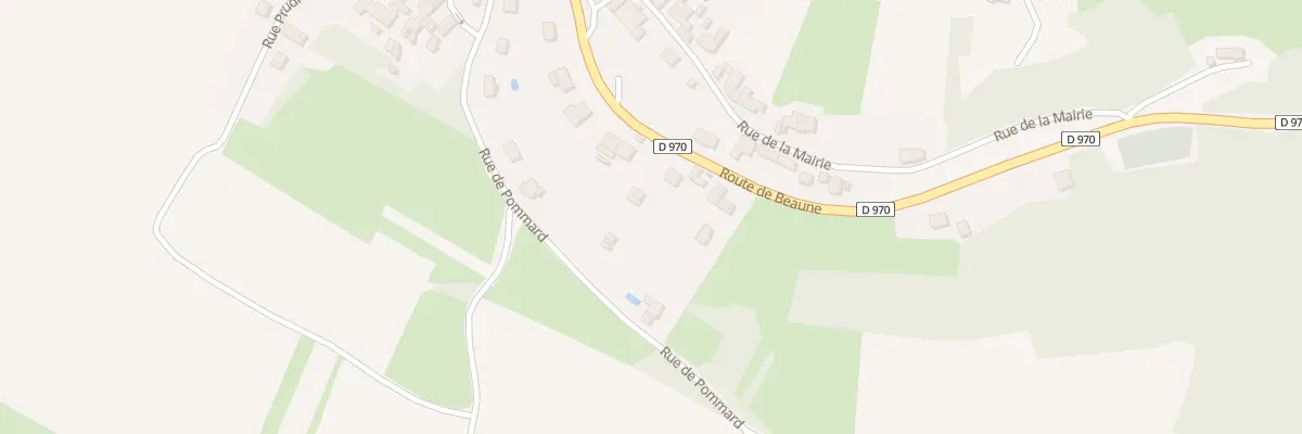 Plan du 22 Rte de Beaune à Bouze-lès-Beaune