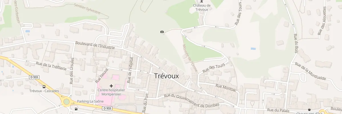 Plan du 56 Grande Rue à Trévoux