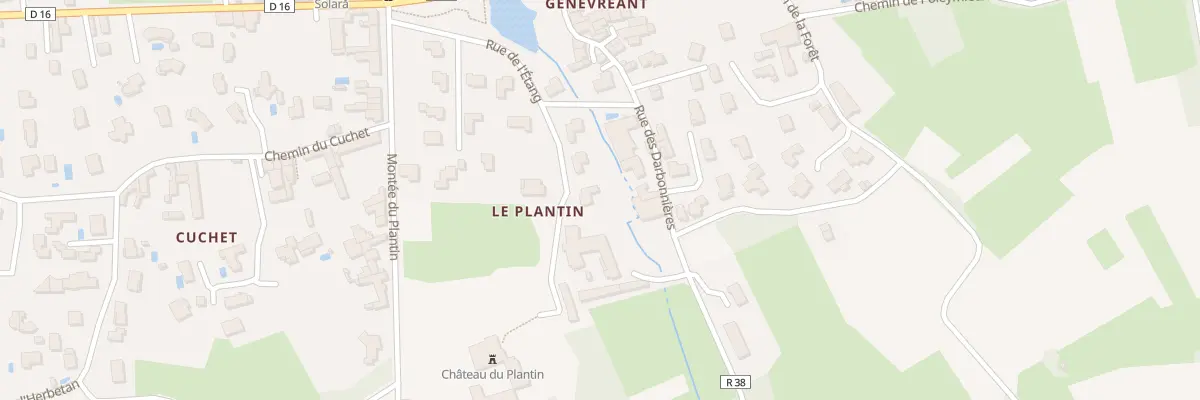 Plan du 63 Imp du Château à Chasselay