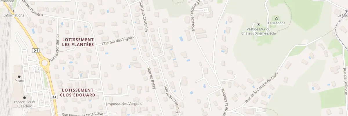 Plan du 286 Rue Jean Chatanay à Saint-Clair-du-Rhône