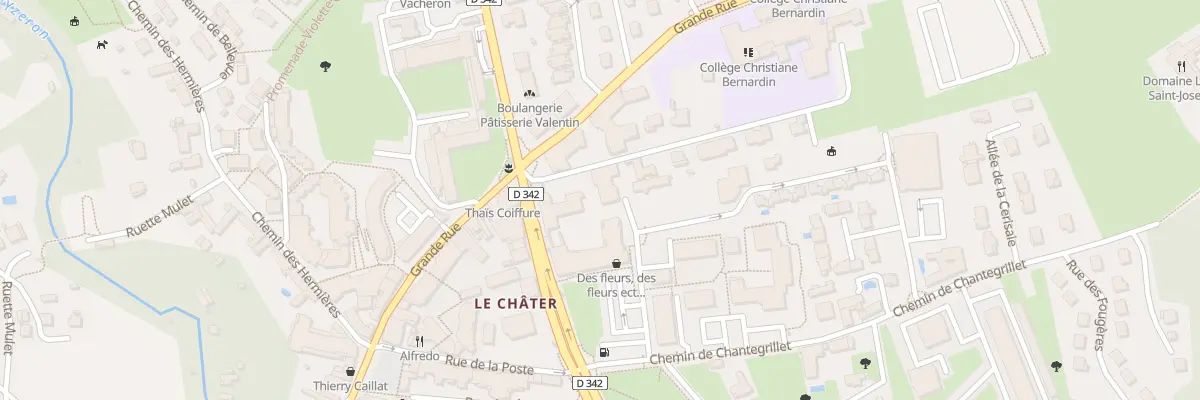 Plan du 37B Av du Chater à Francheville