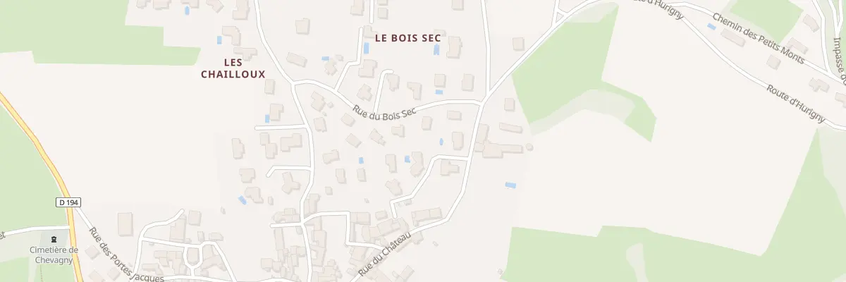 Plan du 75 Rue du Bois Sec à Chevagny-les-Chevrières