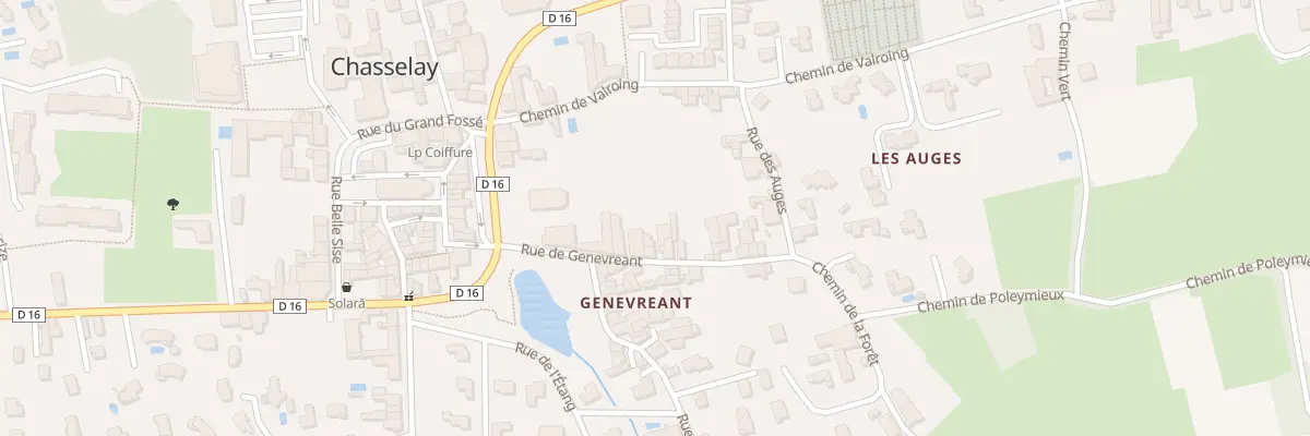 Plan du 117 Rue de Génévréant à Chasselay