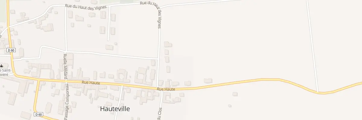 Plan du 29 Rue du Haut des Vignes à Hauteville
