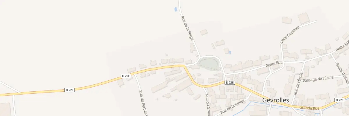Plan du 8 Rue de la Grande Fontaine à Gevrolles