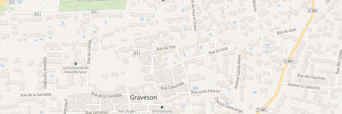 Plan du 9 Rue du Gué à Graveson