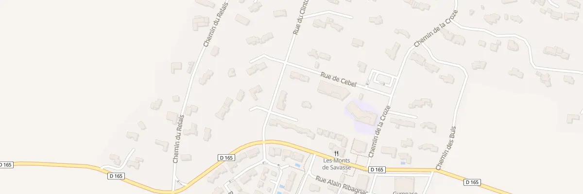 Plan du 205 Rue du Clinton à Savasse