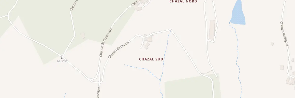 Plan du 245 Che de Chazal à Saint-Romain-de-Lerps