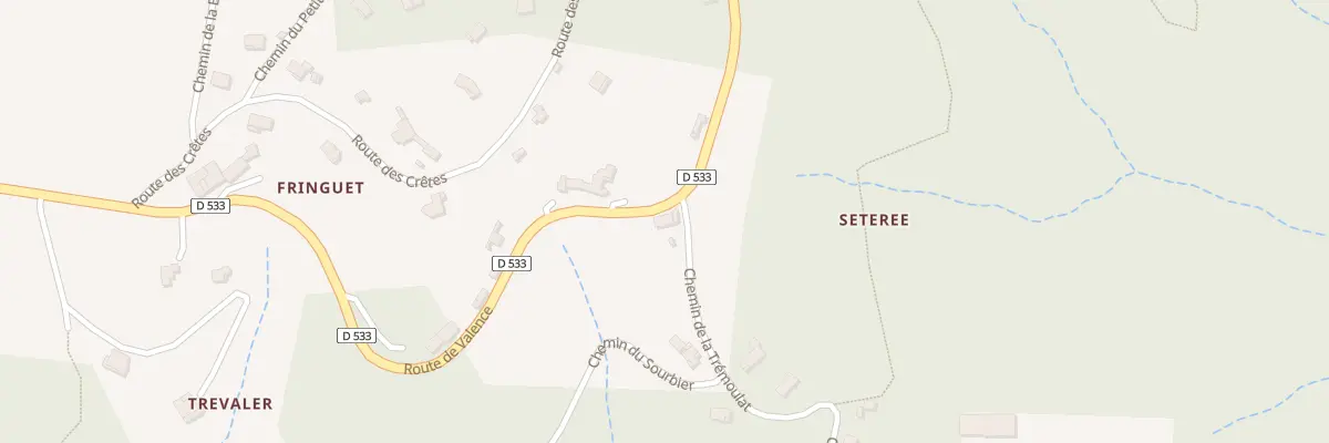 Plan du 5099 Trevaler à Champis