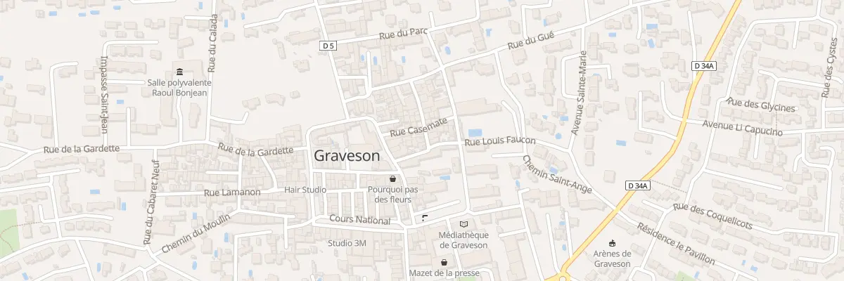 Plan du 1 Rue du Vieux Marseille à Graveson