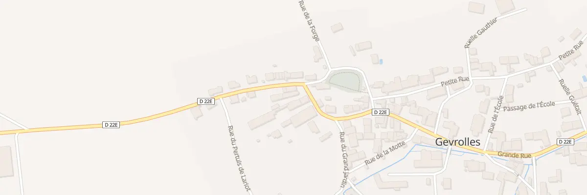 Plan du 7 Rue de la Grande Fontaine à Gevrolles