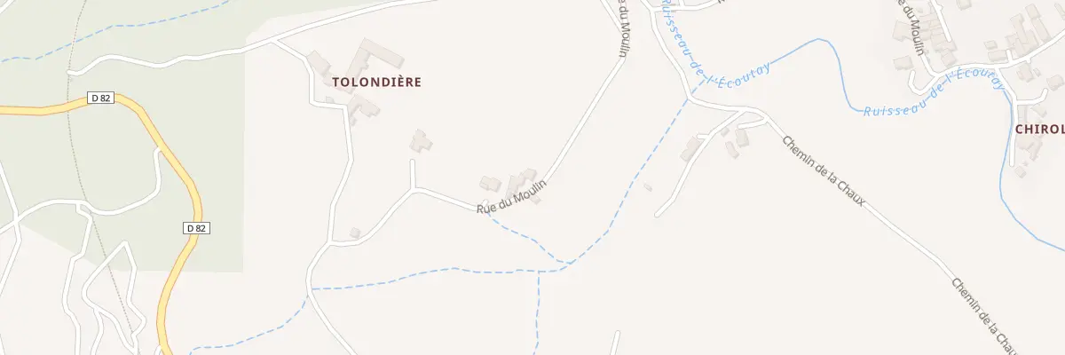 Plan du 840 Rue du Moulin à Saint-Désirat