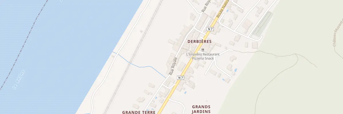 Plan du 5151 Derbieres à La Coucourde