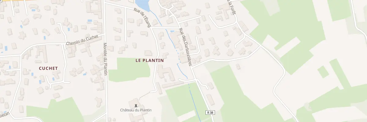 Plan du 302 Rue des Darbonnières à Chasselay