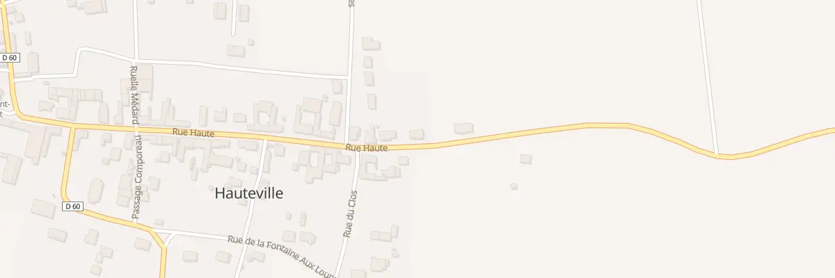 Plan du 5100 Rue Haute à Hauteville