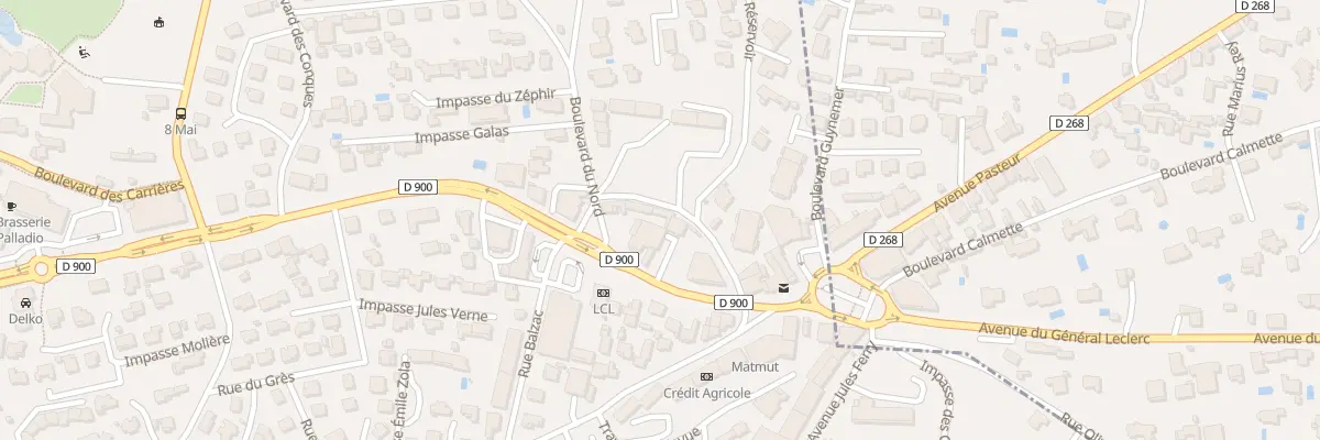 Plan du 3 Tra du Nord aux Angles