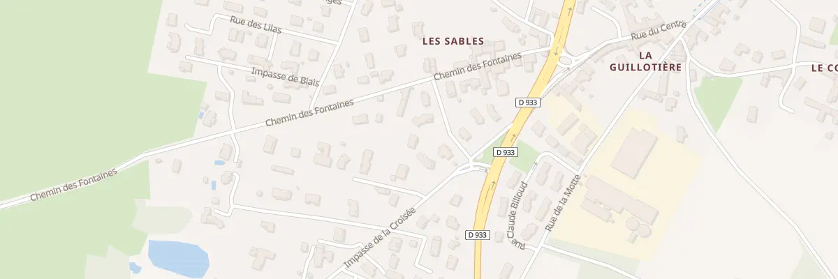 Plan du 5 Lot les Jardins de Guereins à Guéreins