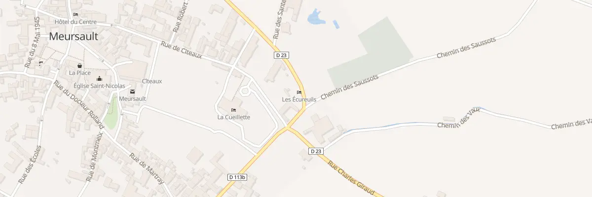 Plan du 20 Rue Pierre Joigneaux à Meursault