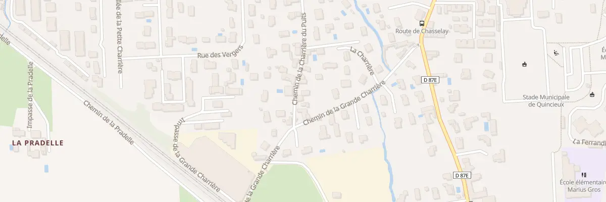 Plan du 21 Che de la Charrière du puits à Quincieux