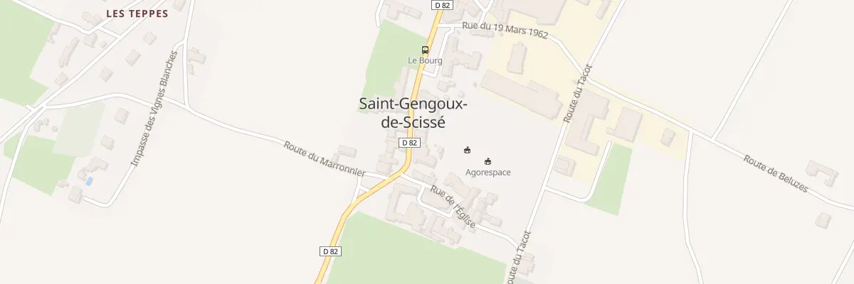 Plan du 64 Rue Henri Boulay à Saint-Gengoux-de-Scissé