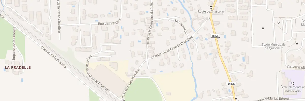 Plan du 23 Che de la Charrière du puits à Quincieux