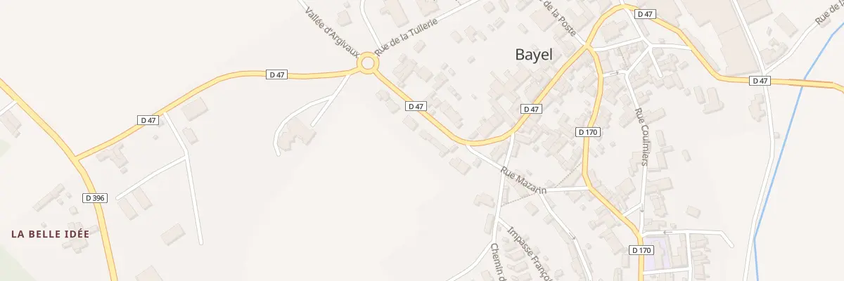 Plan du 33 Rue Division Leclerc à Bayel