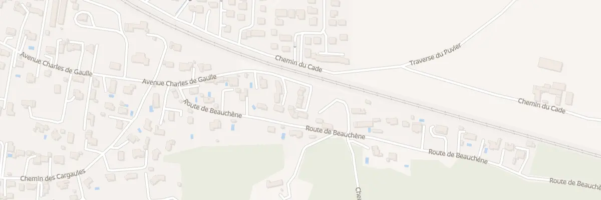 Plan du 250 Av Charles de Gaulle à Piolenc