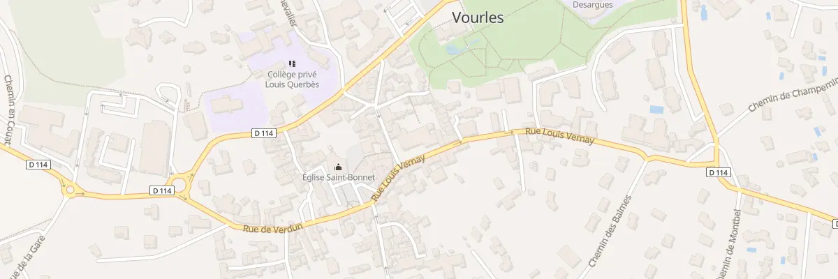 Plan du 11 Rue Louis Vernay à Vourles