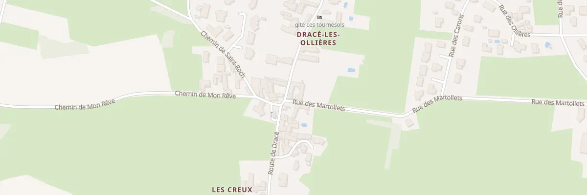 Plan du 522 Rte de Dracé à Crêches-sur-Saône