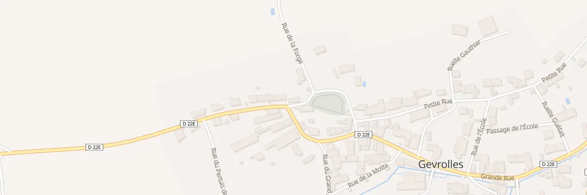 Plan du 4 Rue de la Grande Fontaine à Gevrolles