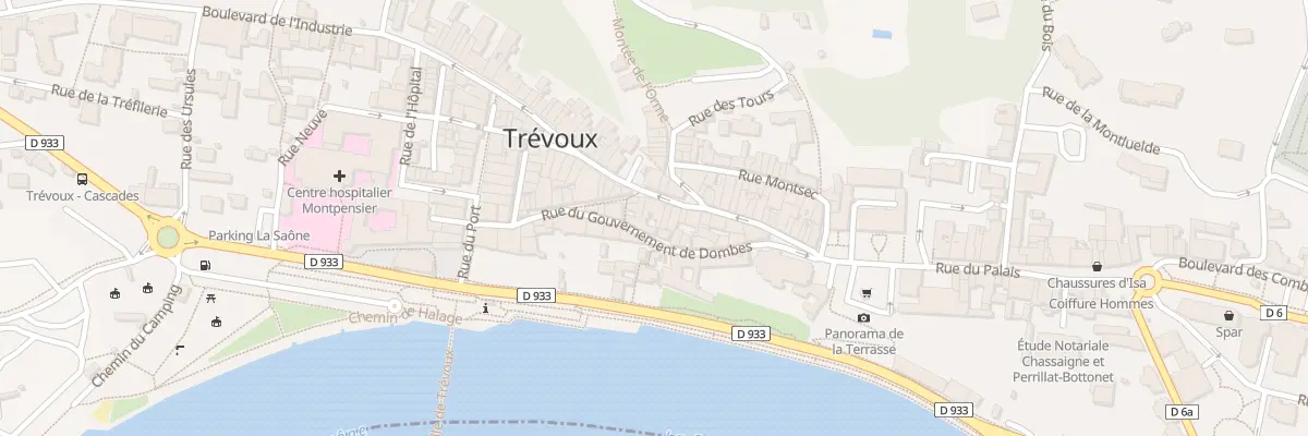 Plan du 19 Grande Rue à Trévoux